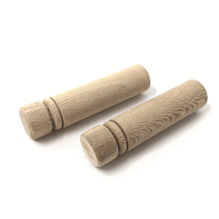 Wooden Needle Case Pack of 2 with Flush Lids