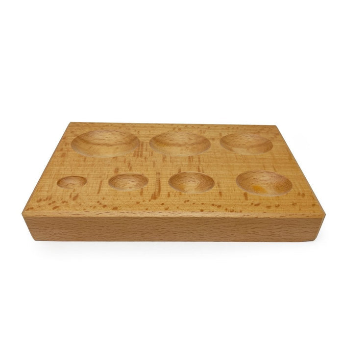 Wooden Oval Dapping Block