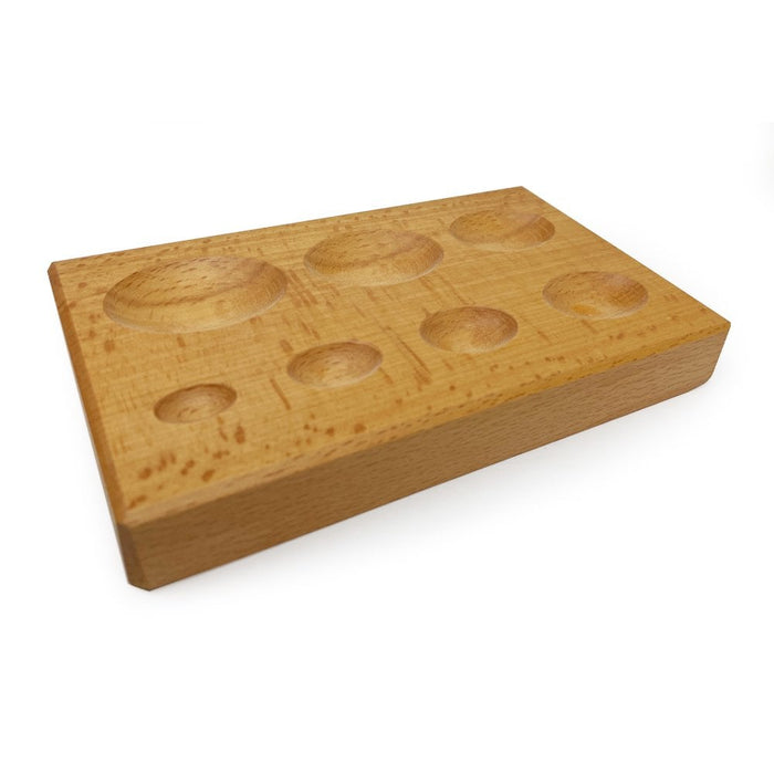 Wooden Oval Dapping Block
