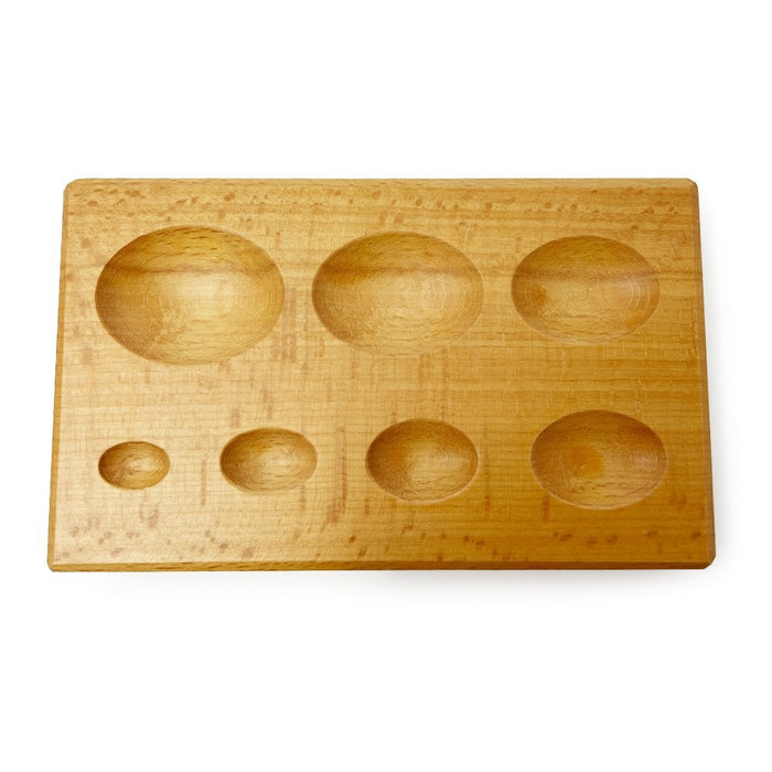 Wooden Oval Dapping Block