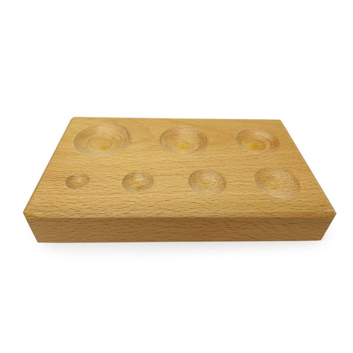 Wooden Round Dapping Block
