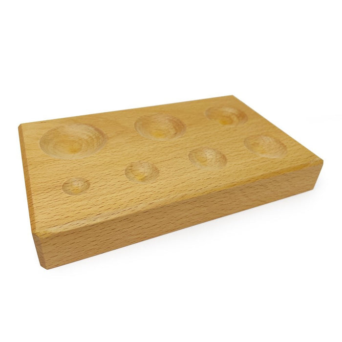 Wooden Round Dapping Block
