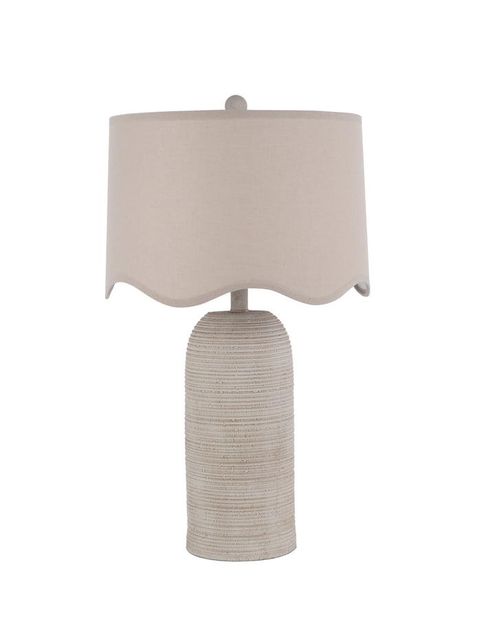 Yvonne Wavy Shade Table Lamp