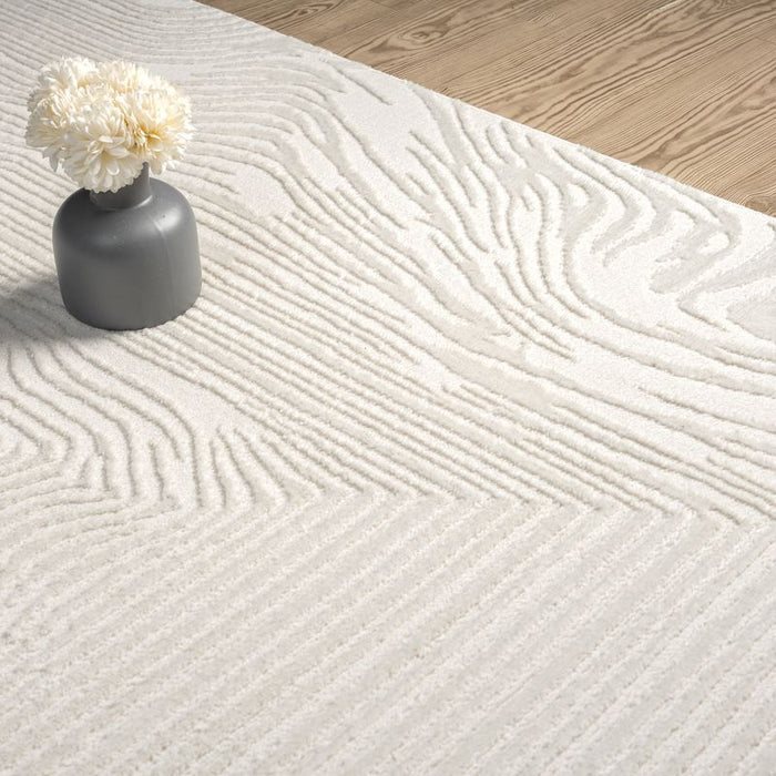 Zen Abstract Cream Rug